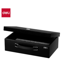 Cash box DELI T611 335х285х105mm, IGNIFUG